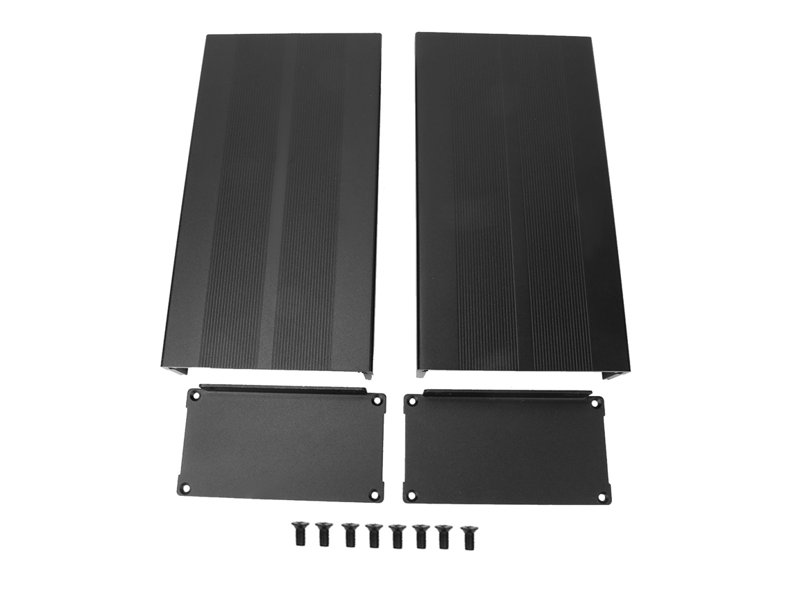 2026velora - Caja de refrigeración de aluminio para proyectos electrónicos de bricolaje, accesorios de protección para placas de circuitos impresos