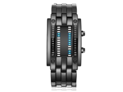 Reloj Digital Con Matriz Binaria Y Led Azul Para Hombre Y Mujer, Clásico, Moderno Y Con Tecnología Binaria.