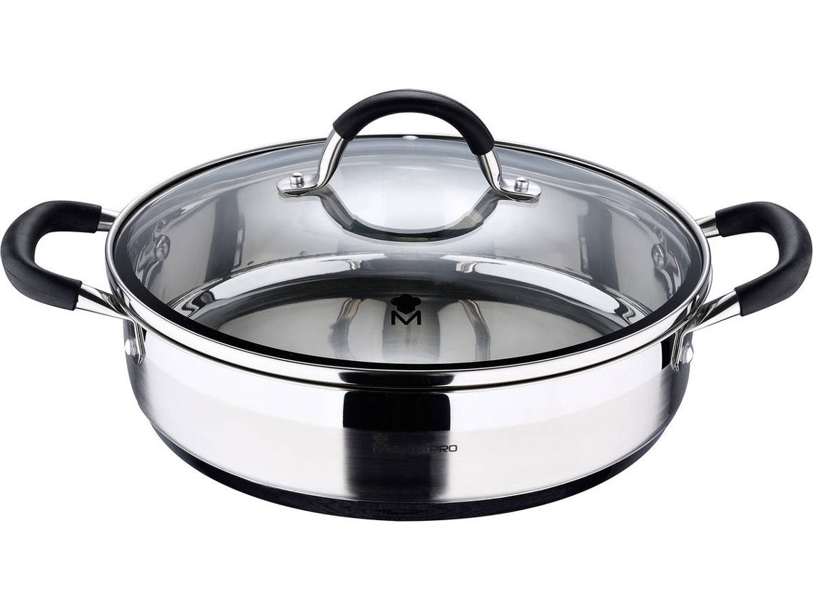 Olla MASTERPRO BGMP-1503-BK (Gris - Acero Inoxidable)