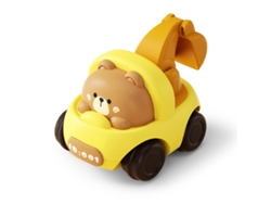 Mali brinquedo de Veículo de Engenharia Retrátil para Crianças com Design Animal Cartoon Excavadora