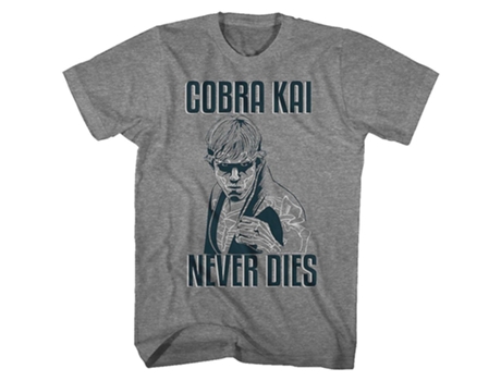 Camiseta ROCKINSTONE Karate Kid Cobra Kai Never Dies (M)
