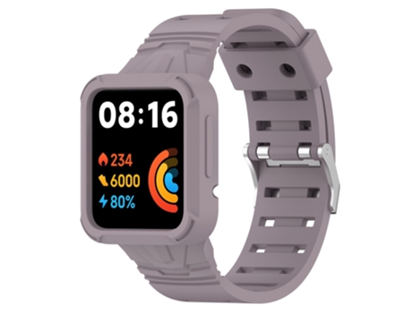 Correa de Silicona liberación rápida con hebilla para Xiaomi Redmi Watch 2 Lite/Mi Watch Lite2/Lite1 - purpúreo