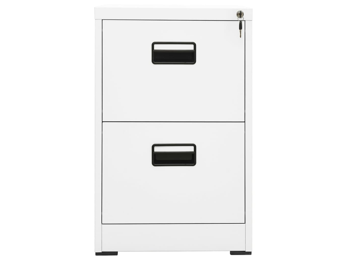 Archivador 46x62x72,5 cm Acero Blanco MAISON EXCLUSIVE