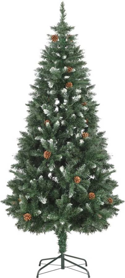 Árbol de Navidad VIDAXL con Piñas (Verde - 104x104x180 cm)