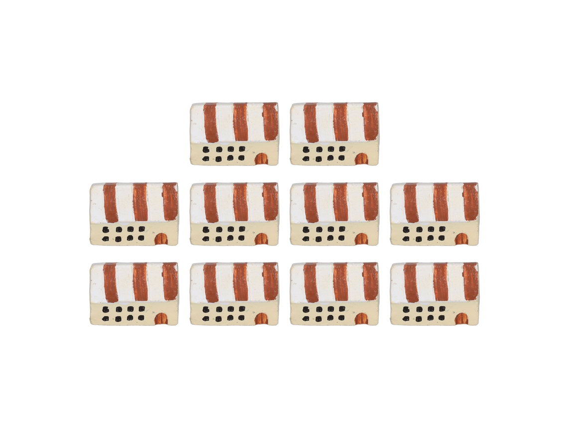 10 Piezas De Miniaturas De Resina Para Cafetería, Accesorios Para Casas De Muñecas A Escala 1/12 Y 1/6.