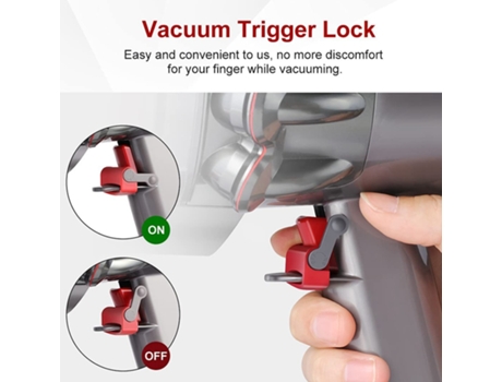 Botón de encendido de bloqueo de gatillo para aspiradora Dyson V6 V7 V8 V11 V10, herramientas de reemplazo de barredora, accesorios Dyson