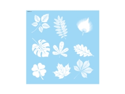 Baok - 4 láminas de pegatinas anticolisión de PVC removibles con diseño de hoja para ventanas, para prevenir colisiones con aves.