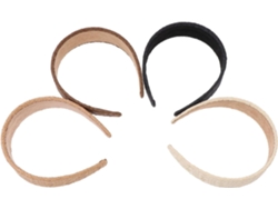 Ciieeo Set De 4 Diademas Trenzadas De Rafia, Accesorios Para El Cabello Para Mujer, Diademas Coloridas