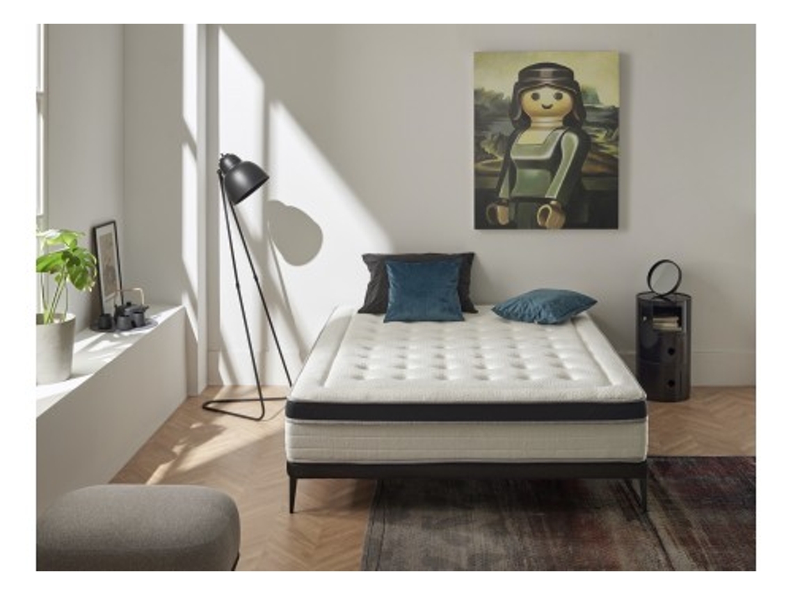Colchón Viscoelástico Bio Memory Elite Confort Firmeza Media MATRIS Blanco (150x200x28 cm)
