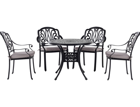 Conjunto de jardín negro BELIANI Ancona