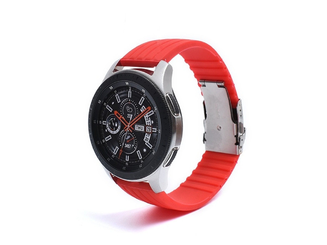 Correa Silicona Líquida para Garmin vivomove Style Rojo