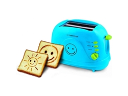 Tostadora esperanza smiley tostadas graciosas ekt003b (750w  color azul)