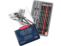 Caja Metal Lápis Colección Sketching DERWENT (12 un)