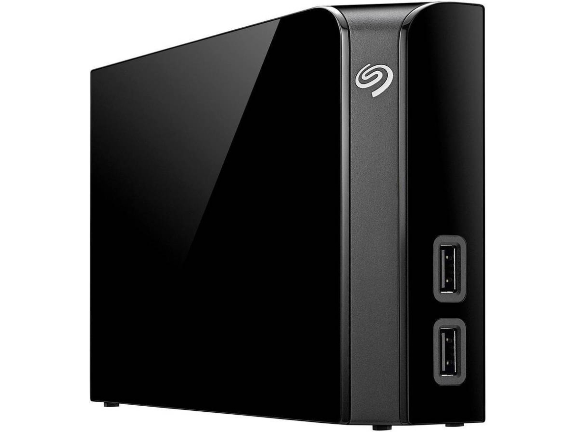 Disco HDD Externo SEAGATE Backup Plus HUB 8TB (Negro - 8 TB - USB 3.0)