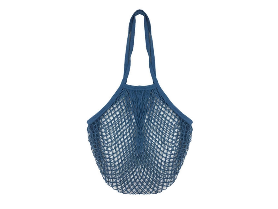 Bolsa de malla de algodón reutilizable, lavable y plegable para frutas y verduras, ideal para la compra y utensilios de cocina. GOKOCO