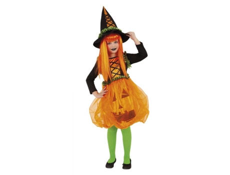 Disfraz de Niña RUBIES Calabaza (5 - 6 años - Poliester)