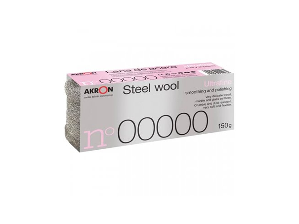 Carrete De Lana De Acero Extrafina 150gr Nº00000 Akron