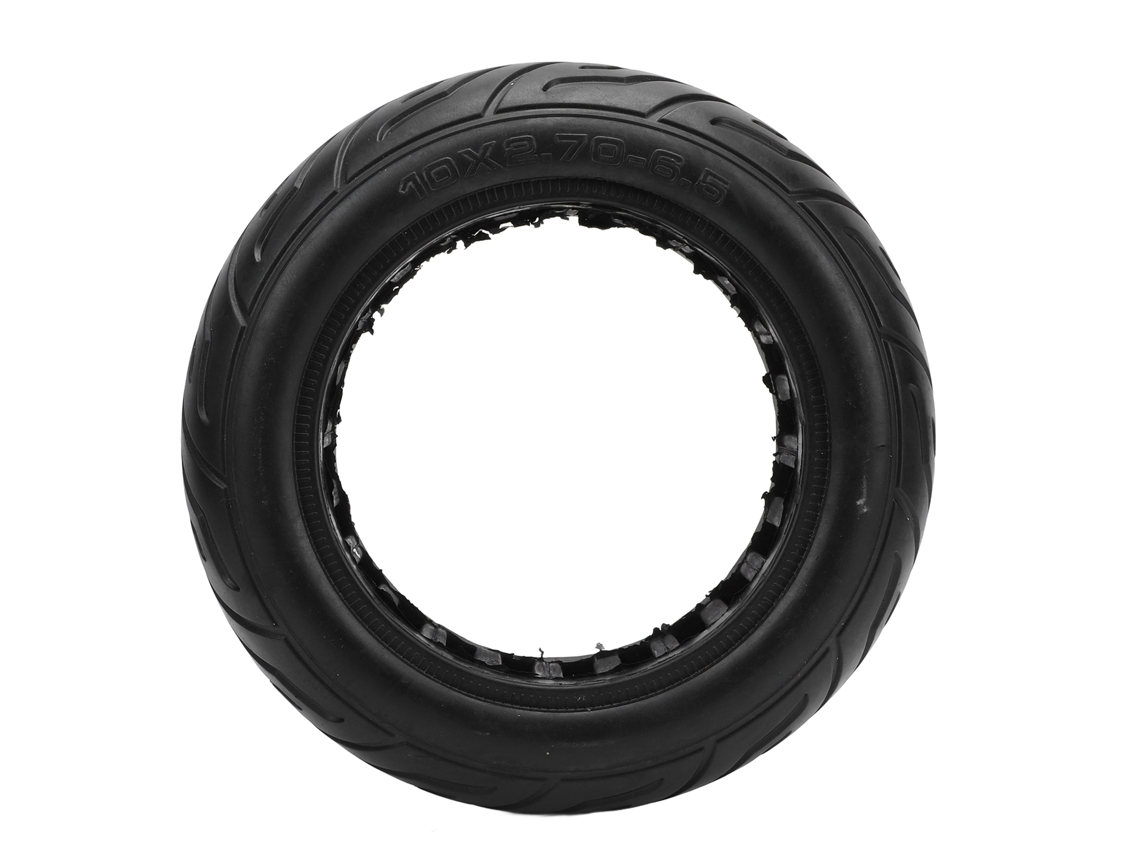 2026-neumático De Patinete Eléctrico 10x2.7‑6.5 Neumático Solido De Caucho Antiexplosivo Resistente A Impactos Off Road