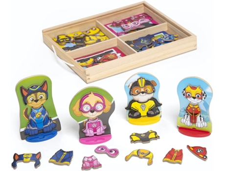 Jogo de Mesa MELISSA & DOUG Paw Patrol Magnetic Pretend Play (3 Anos)