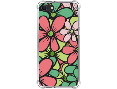Carcasa iPhone SE 2020 TUMUNDOSMARTPHONE Dibujos Antigolpes Flores 02 Multicolor