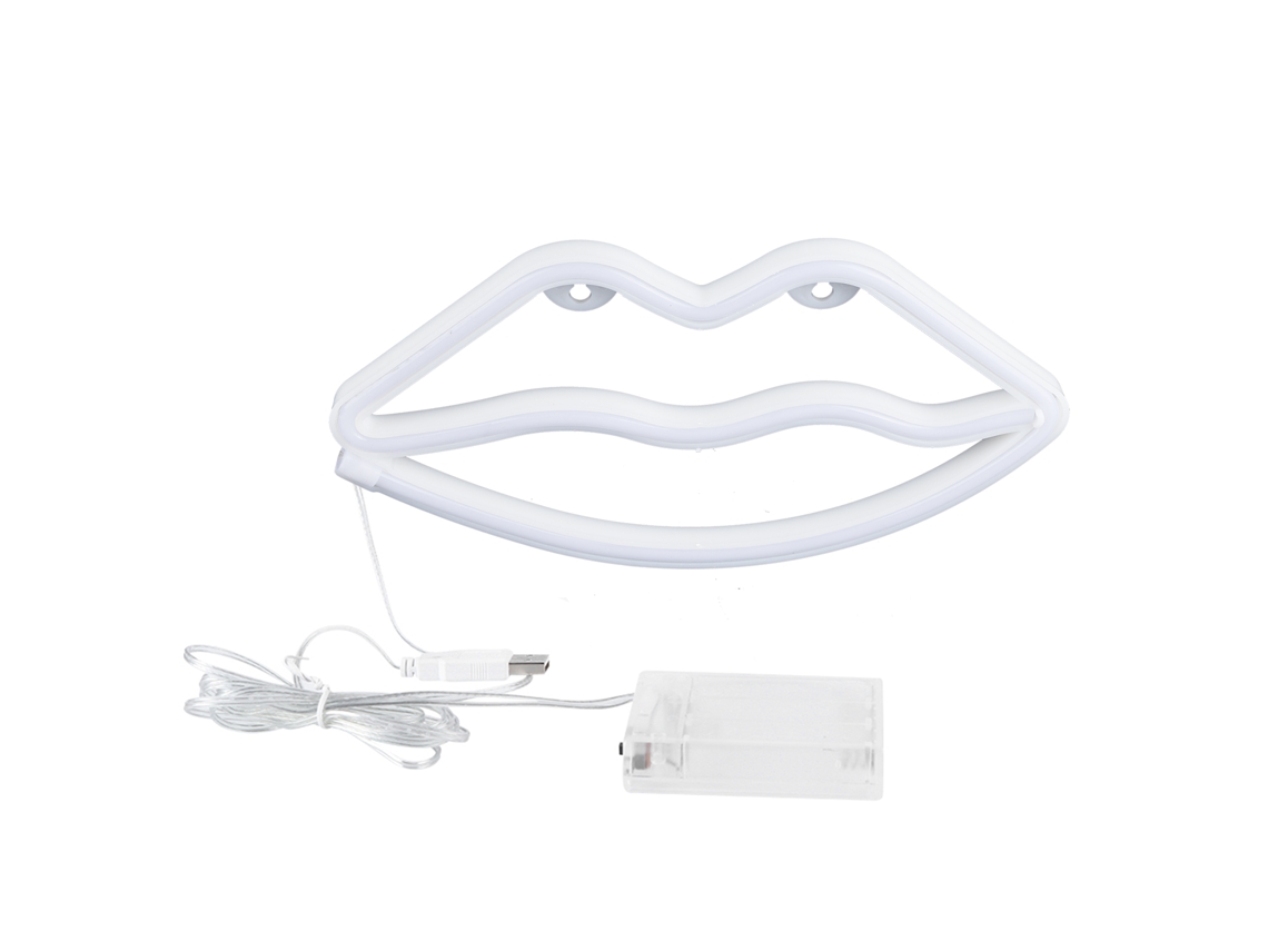 2026-luz Neón Led En Forma De Labio Para Decoración De Hogar Bar Fiesta Cumpleaños Regalo Luz Blanca Cálida