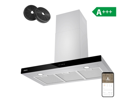 Campana de Pared CIARRA CBCS9102 (650m3/h - 90 cm - Inox)