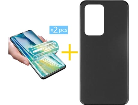 Carcasa + 2 Protectores de Pantalla para Xiaomi Poco M4 Pro 5G ACCETEL Negro