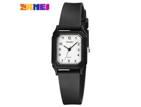 Reloj de Pulsera para Mujer, Relojes analógicos ultrafinos a Prueba de Agua de Cuarzo Cuadrado para niñas Estudiantes-Superficie en Blanco y Negro ...