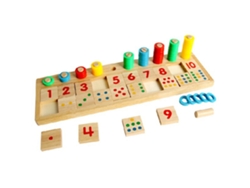 Juego De Matemáticas De Madera, Rompecabezas, Juguetes De Clasificación, Herramientas Educativas De Aprendizaje Montessori, Madera