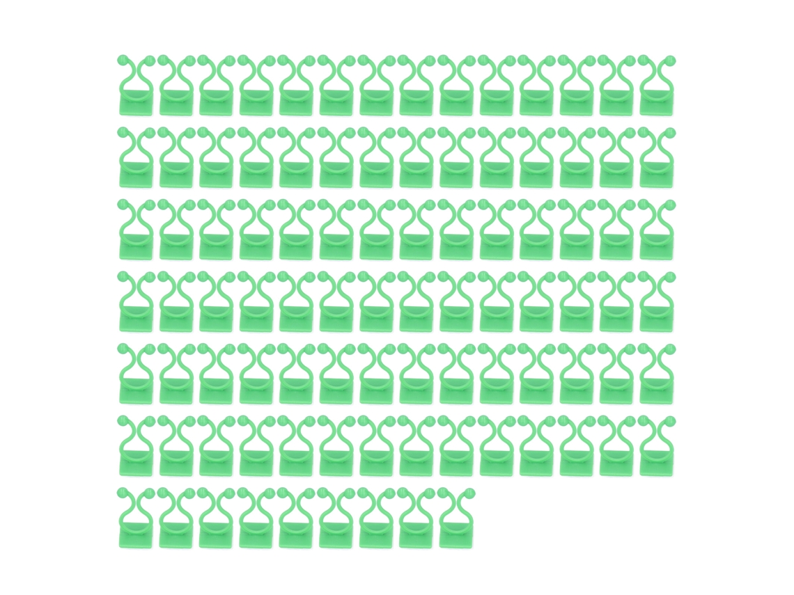 100 Pinzas Autoadhesivas Para Plantas Trepadoras, Para Fijar Enredaderas A Muros Verdes.