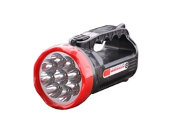 Linterna Recargable De 5 W Y 9 Led Con 2 Velocidades, Reflector De Alta Intensidad Para Exteriores