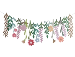 Elegante Decoración Floral Colgante De Doble Cara Resistente A Desgarros - Artículos Para Fiestas