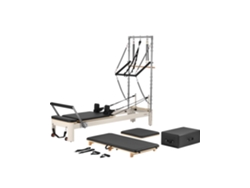 Máquina de Pilates Reformer de Aleación de Aluminio Gimnasio Hasta 181,4 kg Vevor