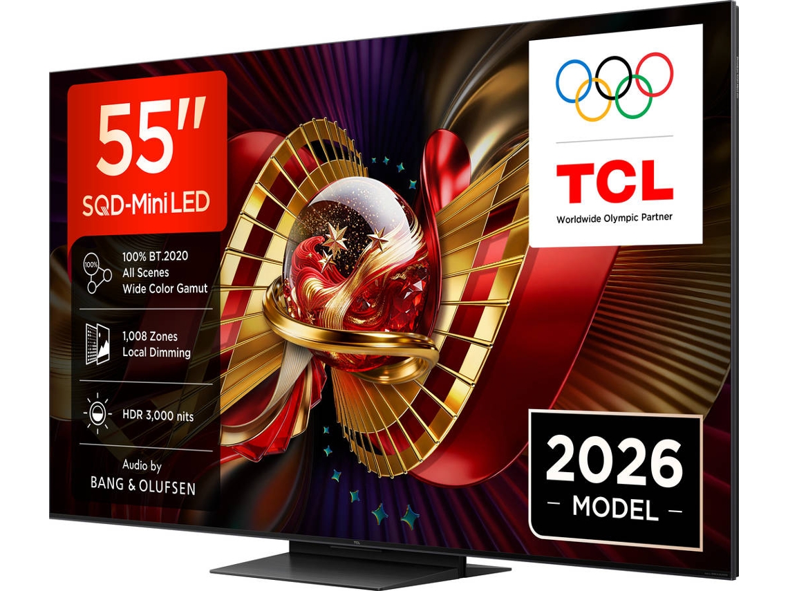 TV TCL 55C8L (SQD-MINILED - 55'' - 140 cm - 4K Ultra HD - Smart TV)