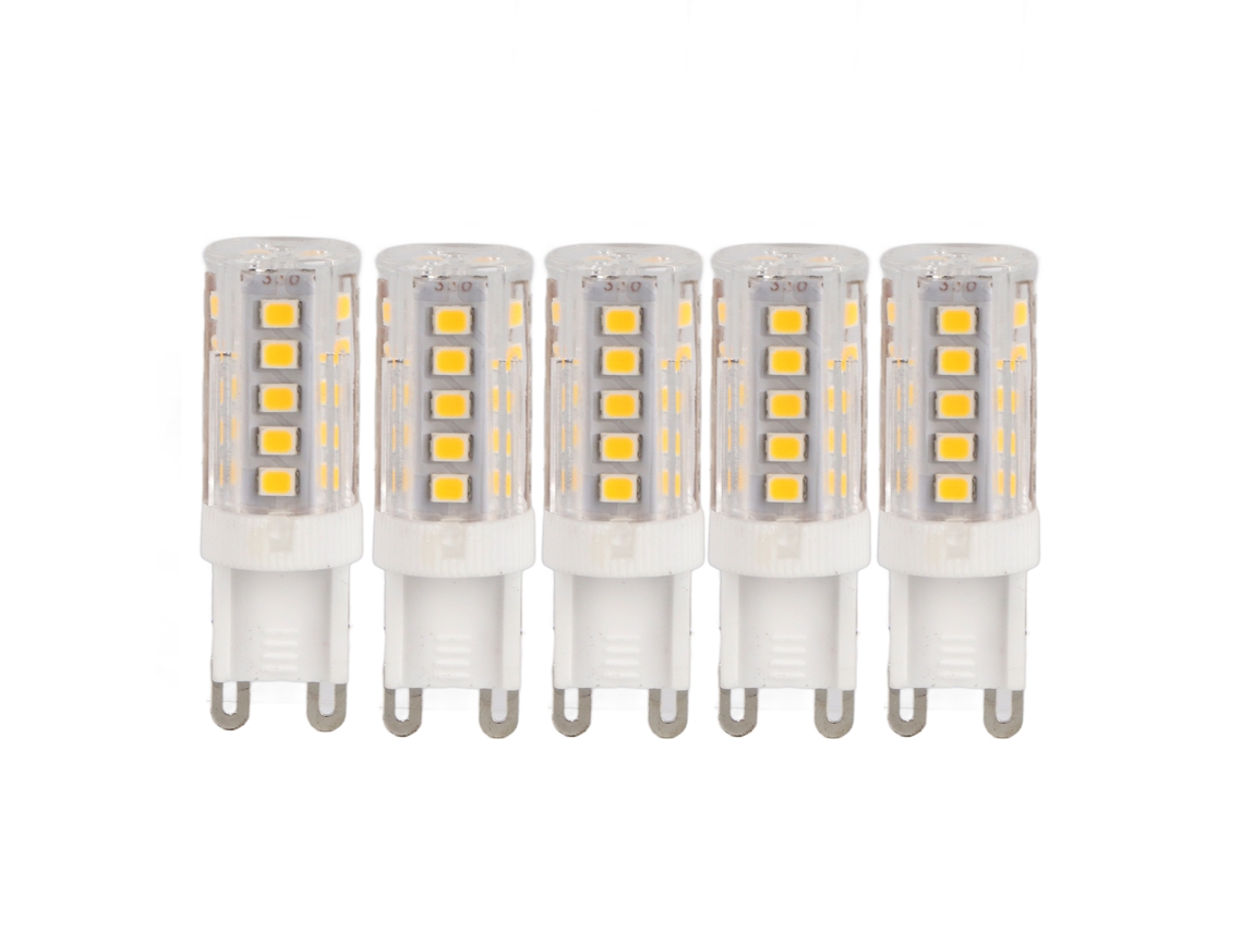 2026-bombilla Led G9 Regulable 3w 420lm Luz Cálida/blanca 360 Grados 5pcs/10pcs