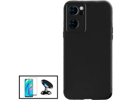 Kit Carcasa + Protector de Pantalla + Soporte OnePlus Nord CE 2 5G GIFT4ME Negro