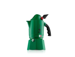 Bialetti Moka Break Alpina Cafetera Italiana Verde