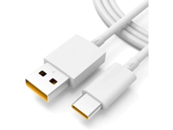 Cabo De Carga Fast Charge 6.5A Vooc Oppo Find N (Usb - C - 100 Cm - Branco)