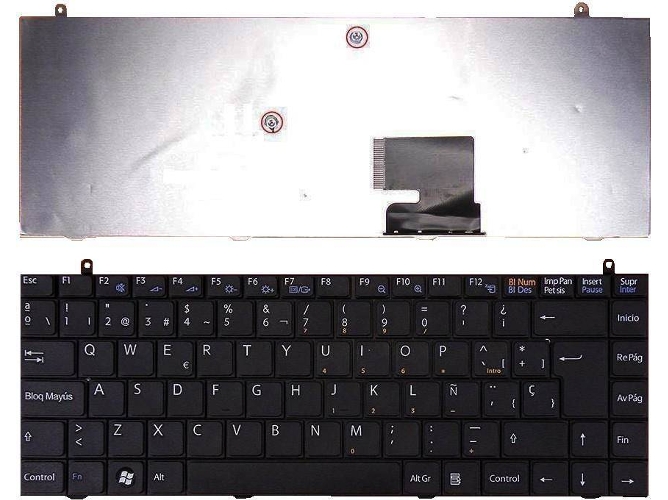Teclado para Portátil Sony Vgn-Fz18L Vgn-Fz18M Vgn-Fz19Vn Pcg-381M