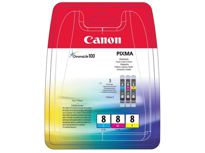 TINTA CANON CLI-8 C/M/Y
