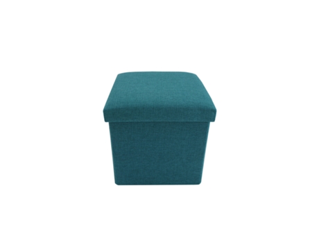 REBECCA MOBILI Taburete Lentisco Turquesa 30X30X30 Cm