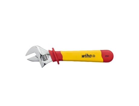 WIHA Llave de una boca con rodillo y cremallera electric ajustable de manera variable de 0-30 mm (43061)