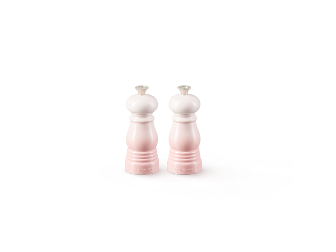 Conjunto de Mini Molino de Sal Y Pimienta 11Cm Rosa LE CREUSET