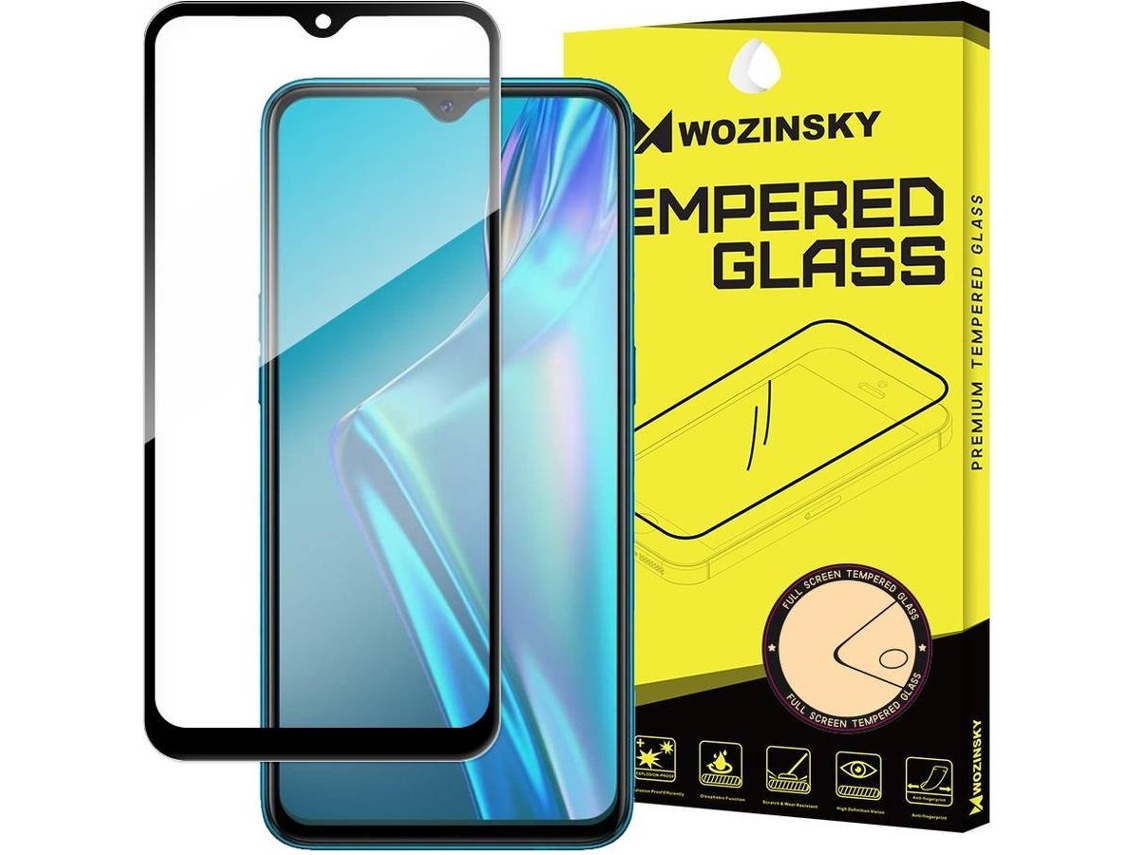 Protector Cristal Templado Oppo A12 Lmobile Full Cover Negro