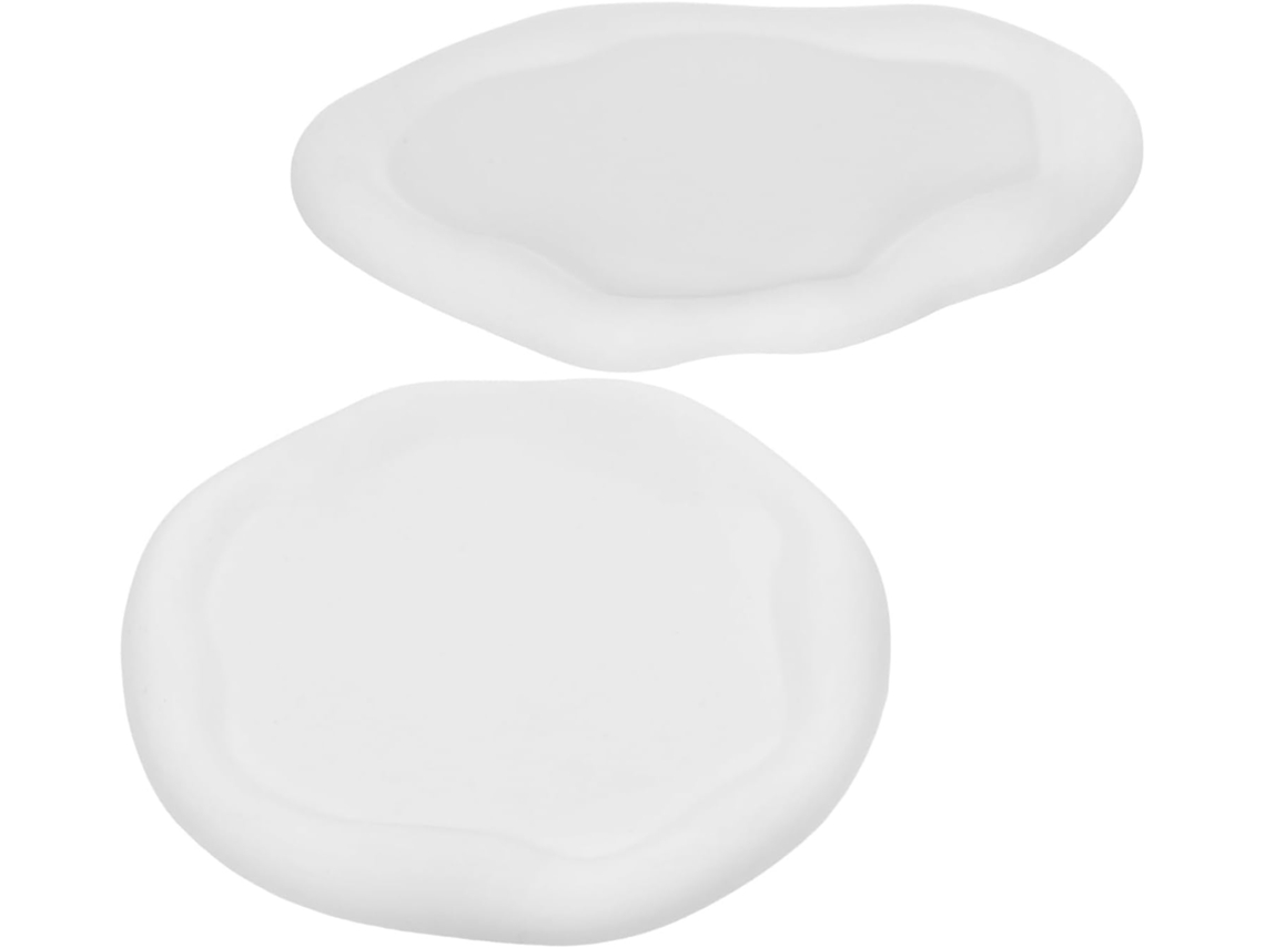 Nuobesty Juego De 2 Bandejas Decorativas Para Joyas, Soportes Para Anillos Y Pendientes, Almacenamiento Para