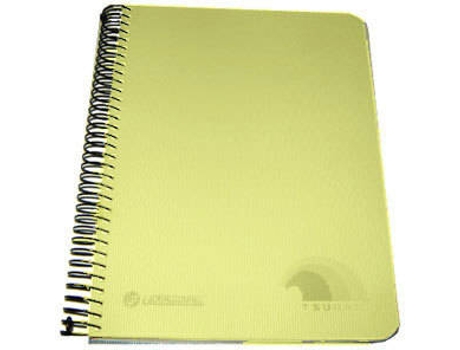 Cuaderno de Espiral TSUNAMI Amarillo (A4 - Cuadriculado - 160 Hojas)