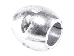 Ânodo Do Eixo Zinc Prateado 30 Mmtalamex