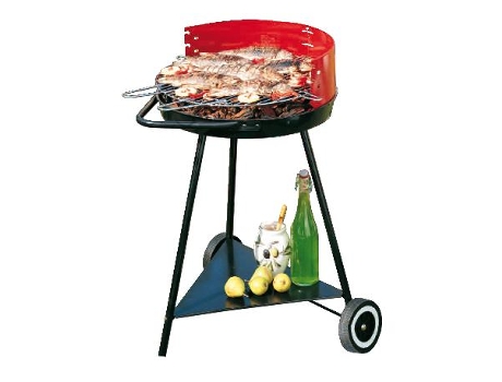 Bambu barbacoa chapa mallorca 51 cm con ruedas 341601
