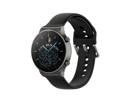 Pulsera Silicone Com Fivela G4M para Apple Watch Series 8 - 45mm Negro