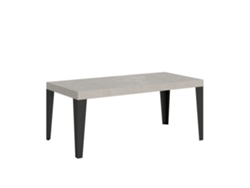 Mesa Extensible 140/400x90 cm Flame Premium Cashmere Patas Antracita Itamoby